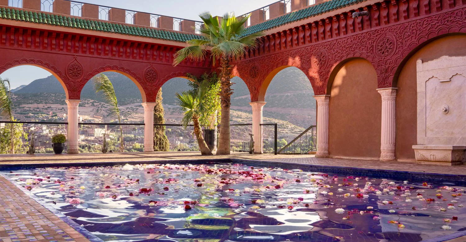 Kasbah Tamadot_Reflection Pool